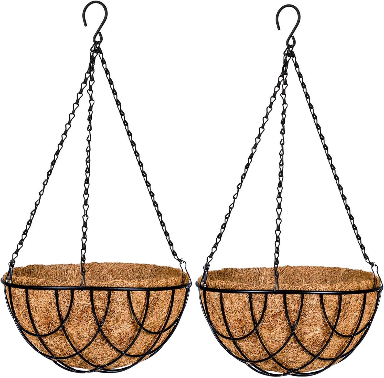 Metal Hanging Basket with Coco Liner