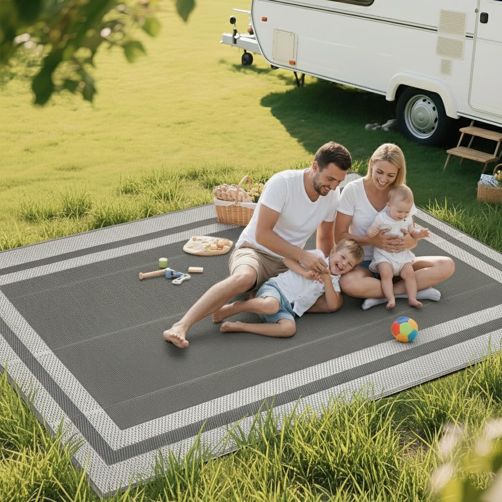 Waterproof Plastic Straw Outdoor Patio Rug
