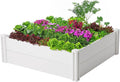 Vinyl Raised Garden Planter Bed
