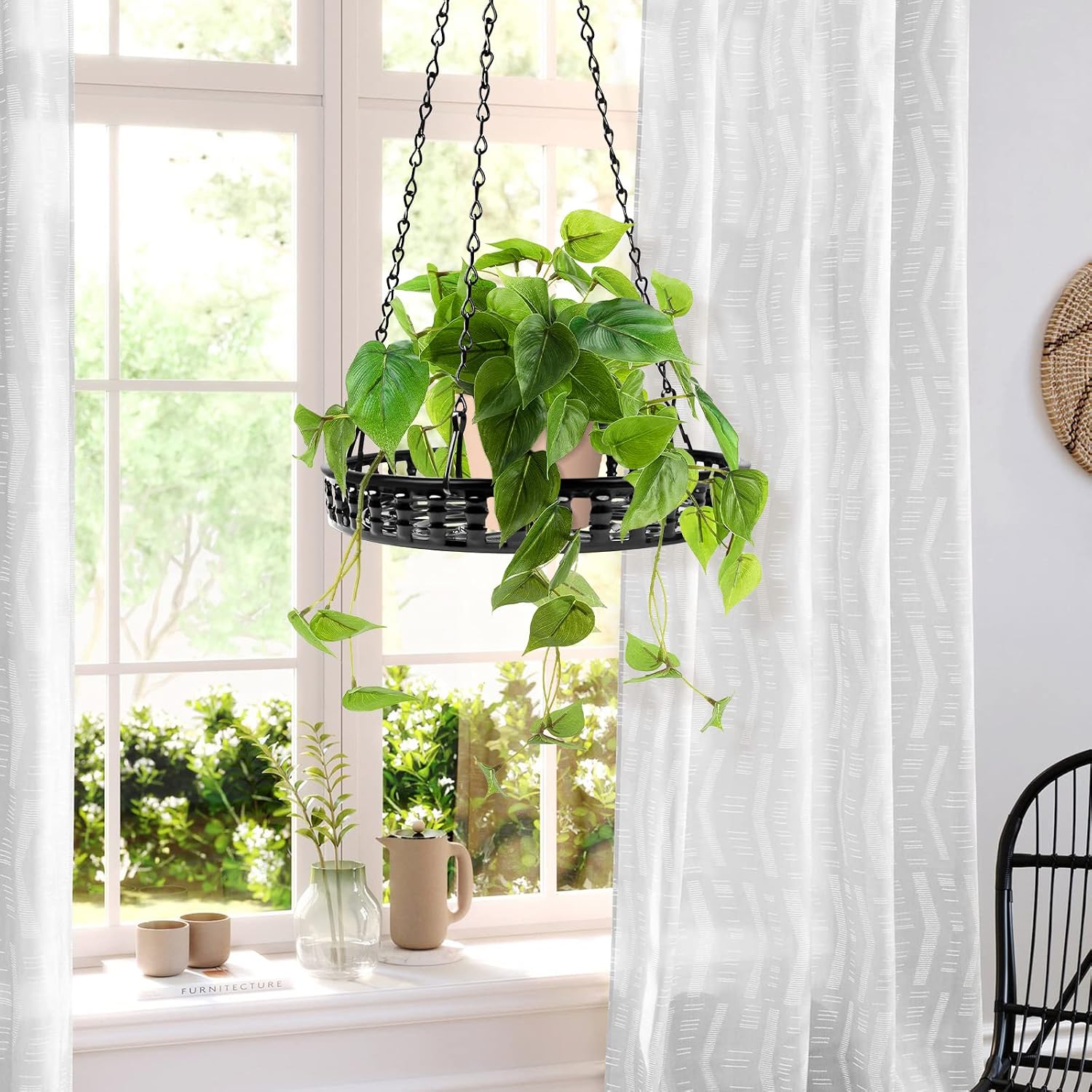 Metal Hanging Plant Holder Shelf