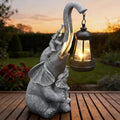 Solar Elephant Lantern Garden Statue