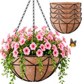 Metal Hanging Baskets with Coco Liners