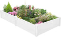 Vinyl Raised Garden Planter Bed