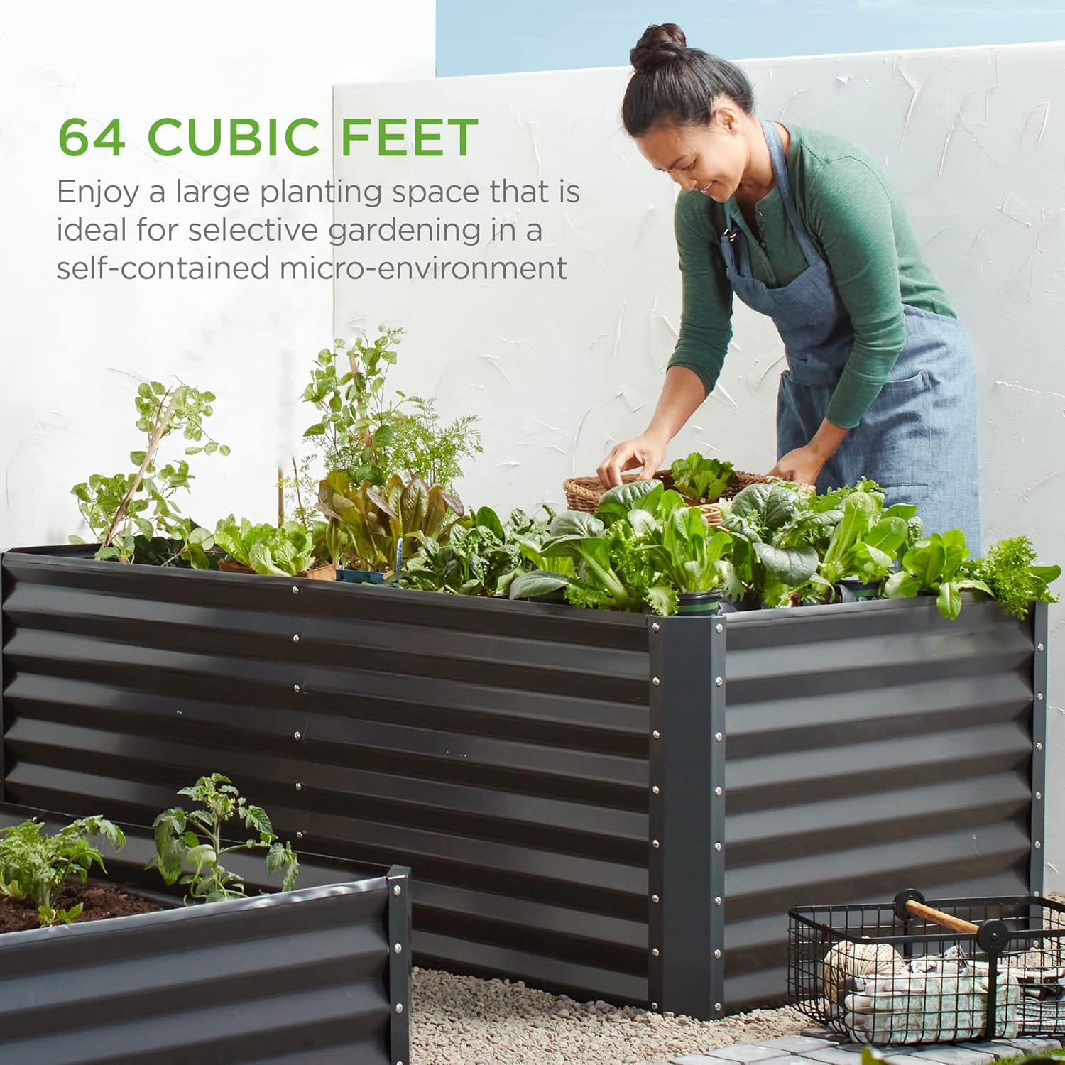 Metal Raised Garden Planter Bed